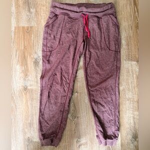 Lululemon Jogger Pants with Pink Drawstring